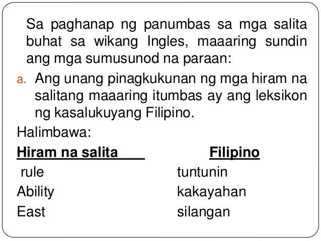 Halimbawa Ng Mga Hiram Na Salita Mula Sa Intsik