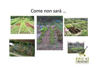 Come non sarà …
 