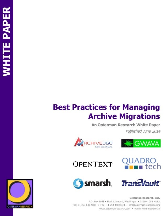 Osterman research white paper
