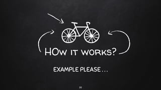 HOw it works?
EXAMPLE PLEASE . . .
20
 