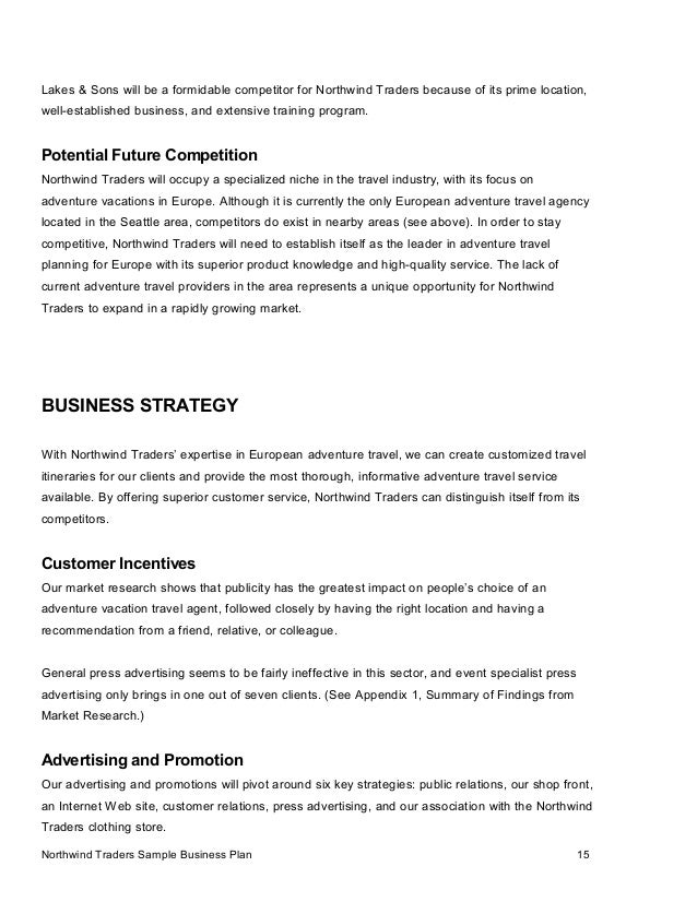 Marketing and public relations business plan