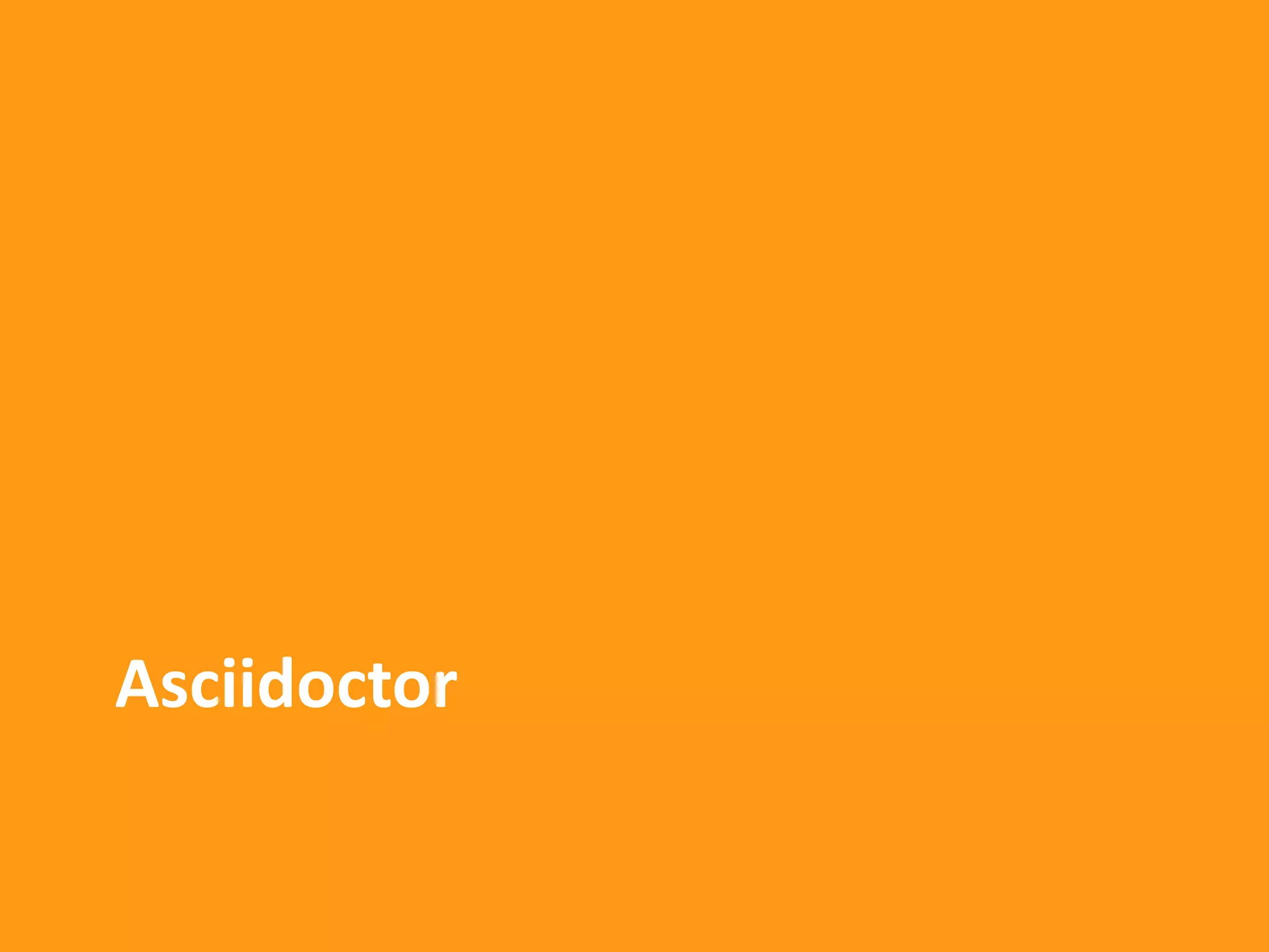 Asciidoctor 