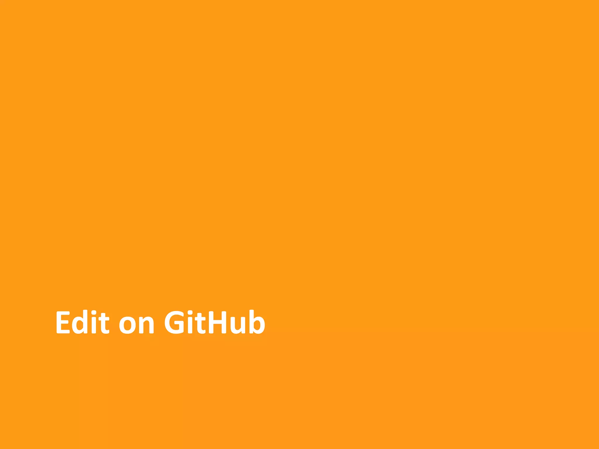 Edit on GitHub 
