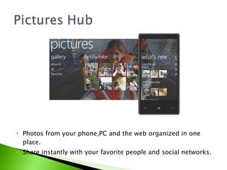 Photos from your phone,PC and the web organized in one place. Share instantly with your favorite people and social networks. 