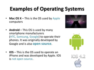Operating Systems | PPTX | Operating Systems | Computer Software and ...
