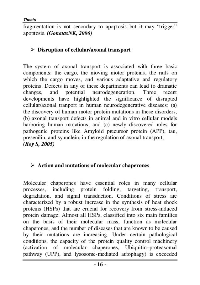 Oxidative stress phd thesis