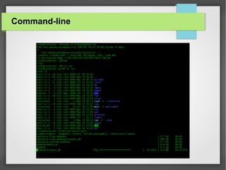 Command-line

 