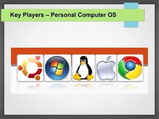 Key Players – Personal Computer OS

 