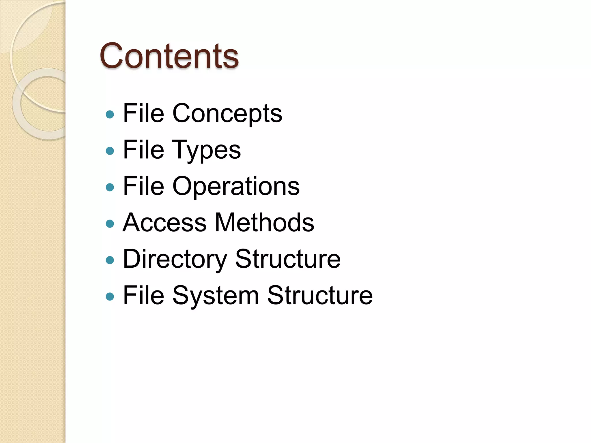 File Management in Operating System | PPTX