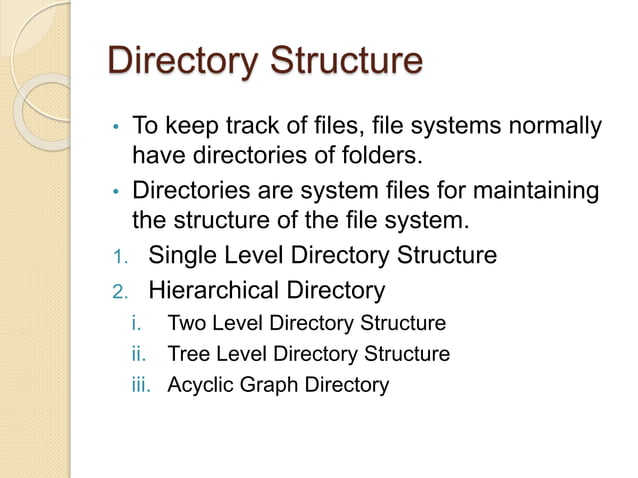File Management in Operating System | PPT