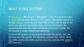 Operating system | PPTX | Operating Systems | Computer Software and ...