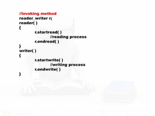 Reader Writer problem | PPT