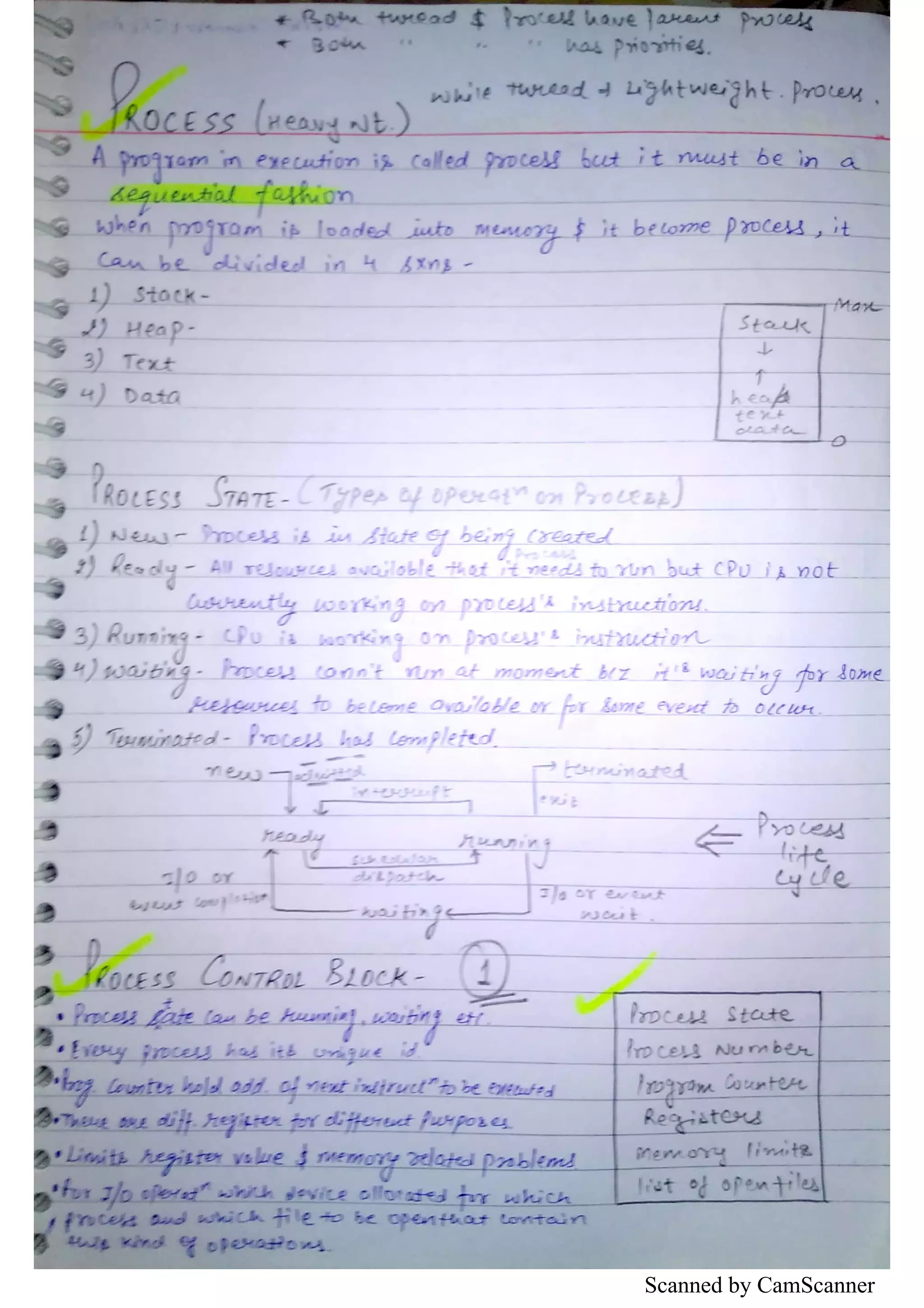 Operating System (OS) Notes | PDF