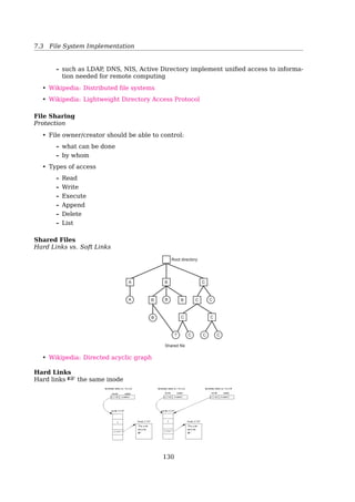 7.4 File System Implementation
i-node table, and put the ﬁle position (and read/write bit) there. In this ﬁgure,
the parent is the shell and the child is ﬁrst p1 and later p2. When the shell
forks oﬀ p1, its user structure (including the ﬁle descriptor table) is an exact
copy of the shell’s, so both of them point to the same open ﬁle description table
entry. When p1 ﬁnishes, the shell’s ﬁle descriptor is still pointing to the open
ﬁle description containing p1’s ﬁle position. When the shell now forks oﬀ p2,
the new child automatically inherits the ﬁle position, without either it or the
shell even having to know what that position is.
7.4.3 Implementing Directories
Implementing Directories
(a)
games
mail
news
work
attributes
attributes
attributes
attributes
Data structure
containing the
attributes
(b)
games
mail
news
work
Fig. 6-16. (a) A simple directory containing fixed-size entries with
the disk addresses and attributes in the directory entry. (b) A direc-
tory in which each entry just refers to an i-node.
(a) A simple directory (Windows)
– ﬁxed size entries
– disk addresses and attributes in directory entry
(b) Directory in which each entry just refers to an i-node (UNIX)
The maximum possible size for a ﬁle on a FAT32 volume is 4 GiB minus 1 byte or
4,294,967,295 (232
−1) bytes. This limit is a consequence of the ﬁle length entry in the
directory table and would also aﬀect huge FAT16 partitions with a suﬀicient sector size
[27, File Allocation Table].
How Long A File Name Can Be?
File 1 entry length
File 1 attributes
Pointer to file 1's name
File 1 attributes
Pointer to file 2's name
File 2 attributes
Pointer to file 3's name
File 2 entry length
File 2 attributes
File 3 entry length
File 3 attributes
p
e
b
e
r
c
u
t
o
t
d
j
-
g
p
e
b
e
r
c
u
t
o
t
d
j
-
g
p
e r s o
n n e l
f o o
p
o
l
e
n
r
n
f o o
s
e
Entry
for one
file
Heap
Entry
for one
file
(a) (b)
File 3 attributes
129
 