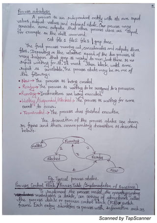 Apsu Threading Services Menu process management: process and threads, types of threads, process ...