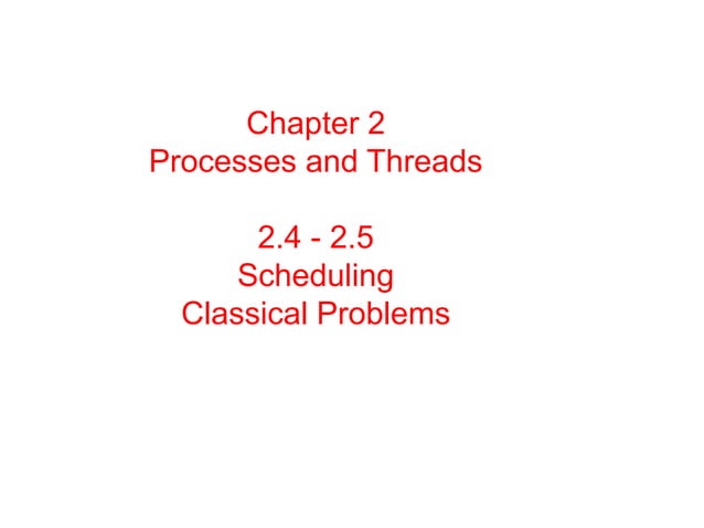 Processes and Threads | PPT