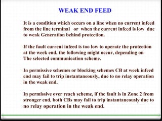 protection of transmission lines[distance relay protection scheme] | PPT