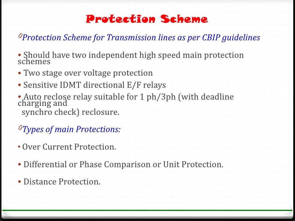 protection of transmission lines[distance relay protection scheme]