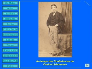 Ao tempo das Conferências do Casino Lisbonense 