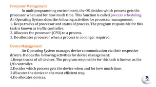 Operating Systems | PPTX