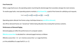 Operating Systems -Module-5 Presentation | PPTX