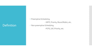 CPU Non-Preemptive Scheduling | PPTX
