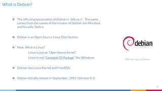 Debian Linux Overview | PPTX