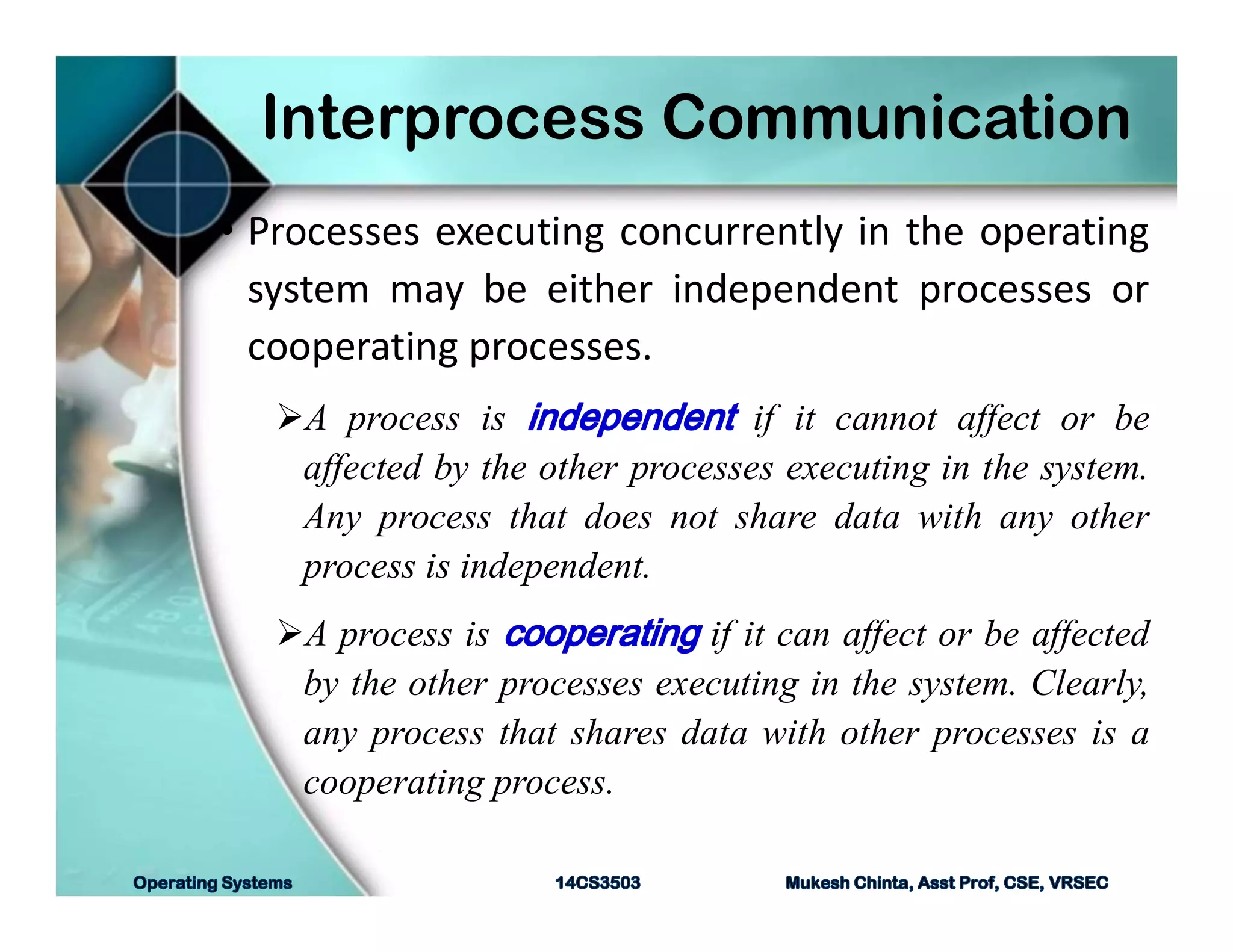 OS - Process Concepts | PDF | Operating Systems | Computer Software and ...