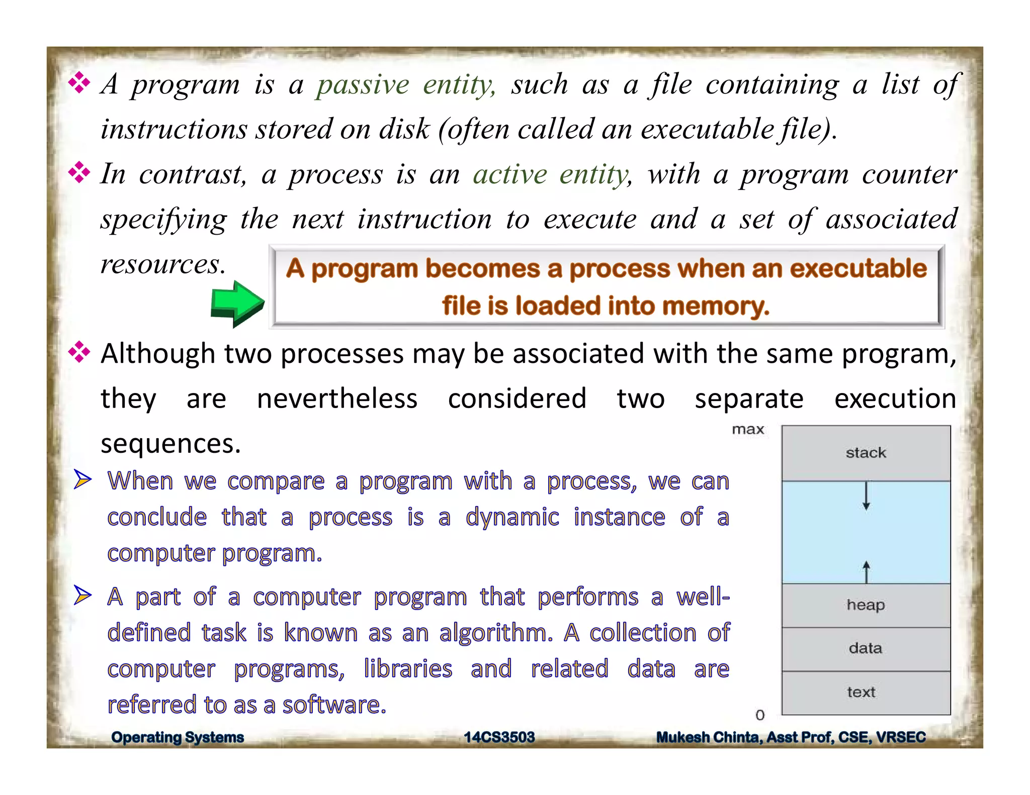 OS - Process Concepts | PDF | Operating Systems | Computer Software and ...