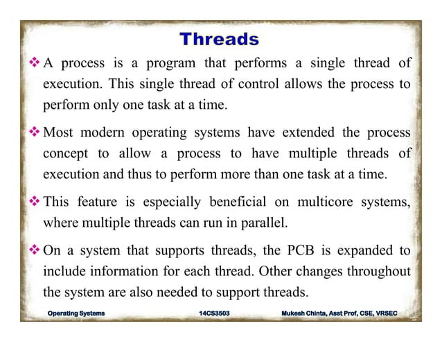OS - Process Concepts | PDF | Operating Systems | Computer Software and ...