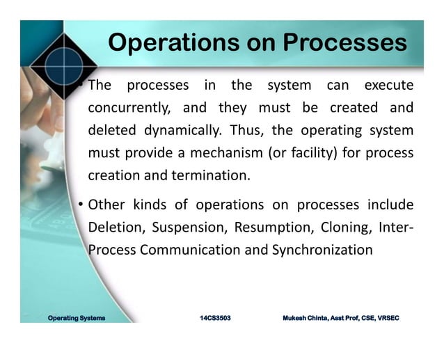 OS - Process Concepts | PDF | Operating Systems | Computer Software and ...