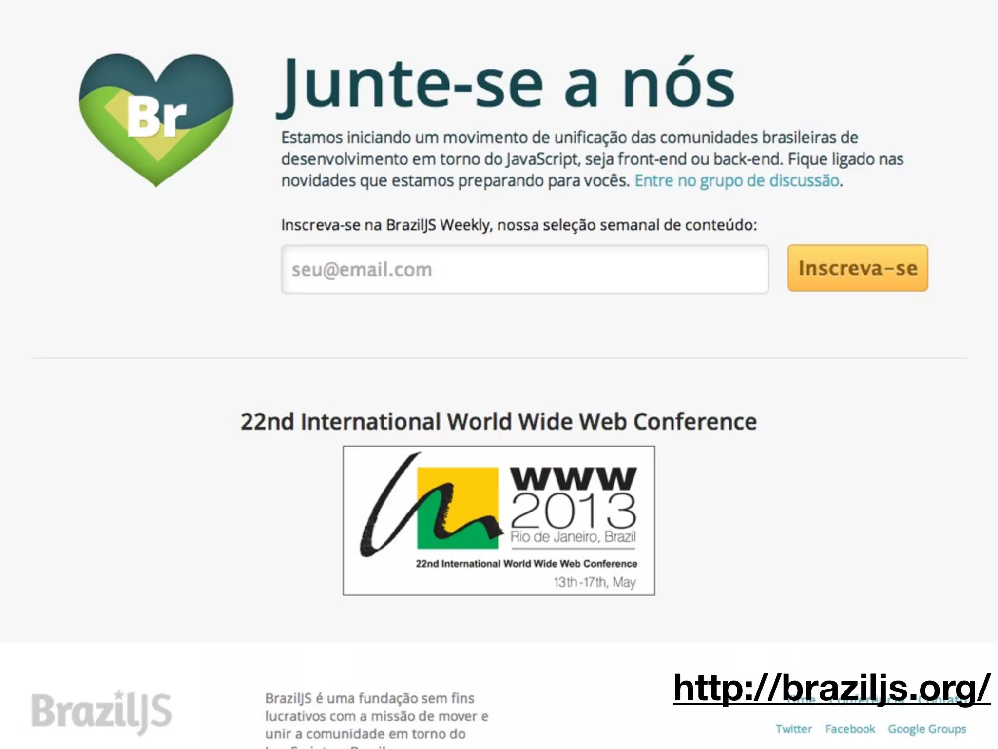 http://braziljs.org/
 