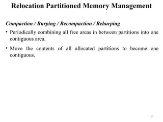 operationg systemsdocumentmemorymanagement | PPT