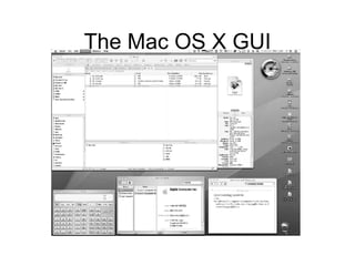 The Mac OS X GUI
 