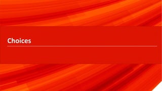 © 2020 Percona.
83
Choices
 