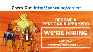 © 2020 Percona.
96
Check Out http://per.co.na/careers
 