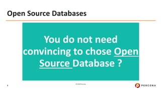 Choosing the Right Open Source Database | PPT