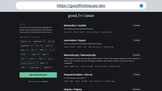https://good
fi
rstissues.dev
 