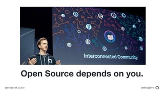 @bdougieYO
opensauced.pizza
Open Source depends on you.
 