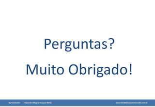 Consultoria em Gestão de Processos
• Elaboração da arquitetura de processos para identificar os processos e determinar a relação de dependência entre eles
• Alinhamento de Processos com a estratégia da Organização
• Modelagem de processos existentes, com representação e descrição da situação atual
• Diagnóstico para identificar problemas que impactam o desempenho e para propor melhorias
• Redesenho de processos para implementar melhorias
• Estruturação de Escritório de Processos
Alguns Serviços em Gestão de Processos
Mais informações em www.bpmexperts.com
Planejamento Estratégico
• Definição de direcionadores estratégicos
• Elaboração de mapa estratégico segundo abordagem BSC
• Definição de indicadores da estratégia
• Elaboração de planos de ação em nível corporativo, departamental ou setorial
Metodologia
• Elaboração de metodologia para:
• Gestão de Projetos
• Gestão de Processos
• Revisão de Processos
• Fornecimento de treinamento para implantação
• Prestação de assistência na aplicação da metodologia
 