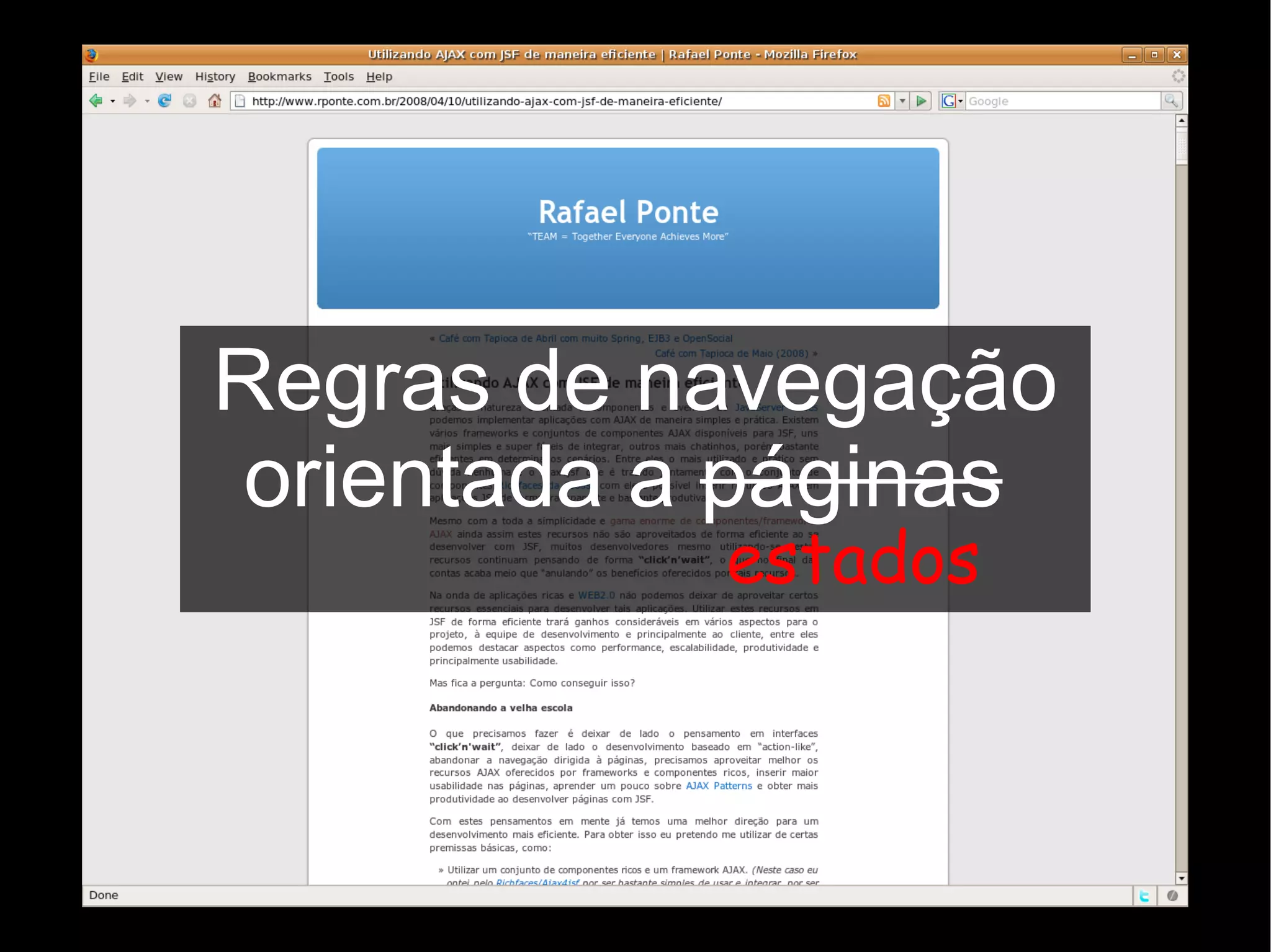 Os 10 maus hábitos dos desenvolvedores JSF