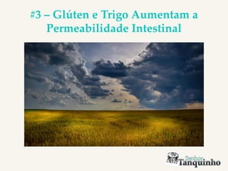 #3 – Glúten e Trigo Aumentam a
Permeabilidade Intestinal
 
