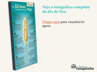 Veja o infográfico completo
do dia do lixo.
Clique aqui para visualizá-lo
agora.
 