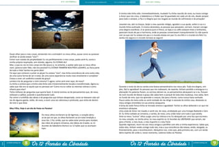 ECIT • 2013 WithYou • ECIT• 2013 • WithYouOS 12 ACORDES DA LIBERDADE OS !2 ACORDES DA LIBERDADEEcit
escoladecoaching.com
Ecit
escoladecoaching.com
8 9Os 12 Acordes da Liberdade Os 12 Acordes da Liberdade
Ousei olhar para o meu corpo, atrevendo-me a entreabrir os meus olhos, quase como se quisesse
verificar se ainda estava “vivo”!
Entrei num estado de perplexidade! Eu via perfeitamente o meu corpo, podia senti-lo, ouvia a
minha própria respiração, sem dúvida, alguma, EU ESTAVA ALI!
Mas, o que eu via no meu corpo era tão pouco e, no entanto, a avaliar pelo que os meus olhos
viam, parecia tudo! Não, não era possível! Eu ESTAVA TAMBÉM NOUTROS LUGARES, eu fazia parte
de toda a Vida! Sentia-me parte dela!
Foi aqui que comecei a juntar as peças! Eu estava “vivo”, mas tinha consciência de uma outra vida,
de uma outra forma de ser e estar, de uma outra experiencia muito mais envolvente e completa!
Estava a viver um autêntico estado de graça!
Lembro-me de perguntar a mim mesmo? E agora, como será viver aqui, de novo?
Eu tinha a certeza que a minha vida tinha sido irreversivelmente tocada e transformada. Agora eu
sabia que não era só aquilo que eu pensava ser! Como iria eu voltar às mesmas rotinas e como
olharia para elas?
Tinha milhares de perguntas que queria fazer. A mente encheu-se de pensamentos que, de novo,
voltaram a saltitar, pulando e questionando tudo.
Por entre o turbilhão das ideias e de perguntas que tinham despertado, como se tivessem sido sol-
tas de alguma gaiola, voltei, de novo, a ouvir uma voz silenciosa e profunda, que vinha de dentro
de mim e que dizia:
Meu Filho, Hoje é um dia de Festa no Paraíso!
A minha vida tinha sido, irremediavelmente, mudada! Eu tinha nascido de novo, eu trazia comigo
o Amor que nos criou, a Sabedoria e o Poder que foi guardado em cada um de nós, desde sempre
para todo o sempre, a Paz e a Alegria que nos resgata ao mundo do sofrimento e da privação!
Levantei-me, abri os braços, beijei o meu querido relógio, agradeci a sua ajuda, voltei à rua e o
mundo tinha acalmado. A música abrandara, as pessoas que passavam, sorriam, traziam consigo
uma alegria manifesta. O ar parecia puro e fresco, as lojas e os cafés estavam leves e brilhantes,
pareciam locais de paz e harmonia, onde as pessoas conversavam tranquilamente! Eu não queria
crer no que via! Eu estava em paz e o mundo estava em paz! Eu era feliz e o mundo era feliz! Eu
sentia-me seguro e o mundo tornava-se seguro!
Durante o resto do dia eu sentia uma leveza extraordinária nos meus pés. Tudo era alegria, sim-
ples, fácil e agradável! As pessoas que me rodeavam, de repente, tinham perdido a amargura e a
alienação! As palavras fluíam, os sorrisos abriam-se, os pensamentos abraçavam-se e eu, flutuan-
do num mundo de êxtase e graça não sabia bem o porquê de toda esta mudança, mas sabia, bem
no fundo de mim, que iria aprender e crescer, daí para a frente, como nunca havia sonhado.
Pouco antes da meia-noite eu senti vontade de me dirigir à varanda da minha casa, deixando os
meus amigos entretidos na sua amena cavaqueira.
A brisa da noite fresca tinha-se tornado amena e agradável. Fechei os olhos bebendo o ar que me
envolvia e abraçava.
Uma onda de Amor me invadiu e senti-me, de novo, arrebatado por uma Energia Radiante e Gen-
til. Eu tinha voltado ao Universo, e sentia, de novo, uma união total com tudo o que existia.
Ante os meus “outros” olhos surgiu uma luz intensa e eu fui abraçado por uma Voz que escreveu
no meu coração, na minha alma, no meu espírito os 12 Acordes da LIBERDADE que seriam, daí
para a frente, o meu Guia, o meu Suporte e o meu Farol.
Quando regressei, reuni-me aos meus amigos e partilhei com eles a minha experiencia. Sabia que,
todos eles, tinham vivido comigo tudo isto, mas a sua consciência não estava, ainda, alargada, su-
ficientemente, para o reconhecerem. Abraçámo-nos, creio que, pela primeira vez, com um verda-
deiro espírito de união e, nesse momento, subimos todos ao Paraíso.
Os meus olhos encheram-se de lágrimas, o coração abriu-
se de par em par, os olhos fecharam-se em total rendição a
essa Voz. E foi, então, que eu sabia estar pronto para receber,
das mãos do próprio Universo, dos lábios do Criador, os 12
Acordes da Sabedoria Divina e as 12 lições que os acompan-
ham.
 