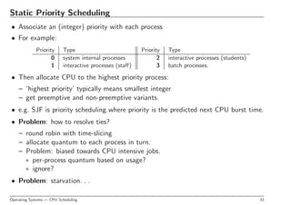System Priority Structure Operating System / System Operasi | PDF