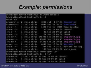 Example: permissions 