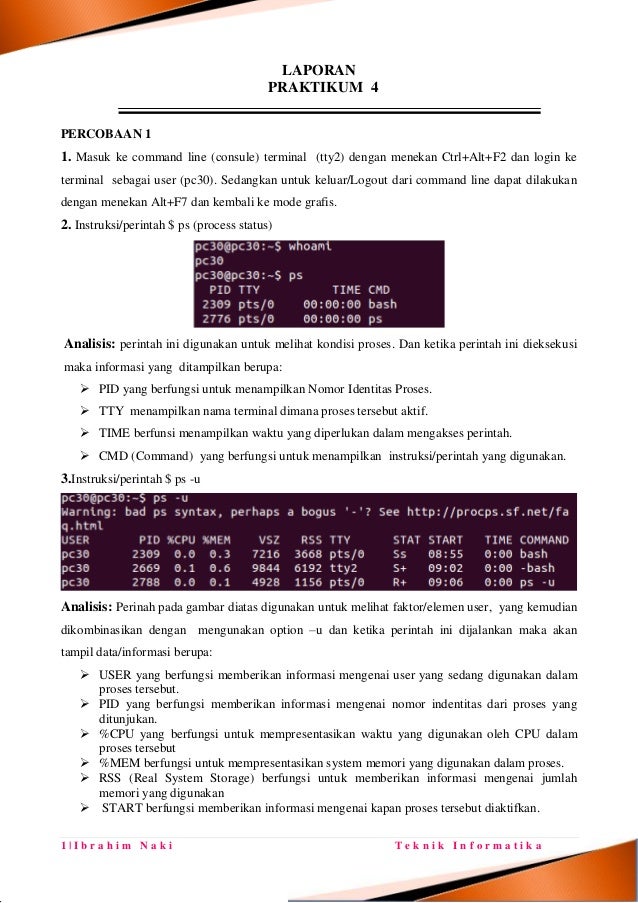 Laporan Praktikum Os