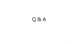 Q & A
23
 