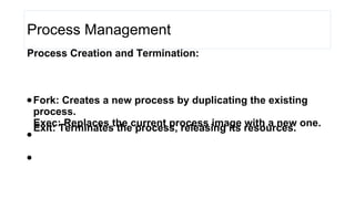 operating system process managment memory | PDF