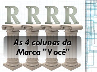 As 4 colunas da  Marca "Você" 